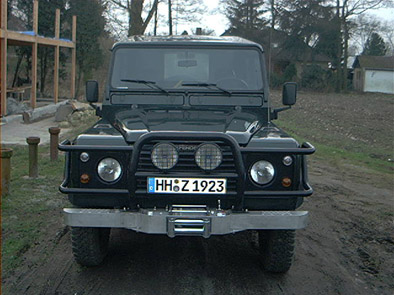 Landy mit neuer Wasser-Winden-Stosstange