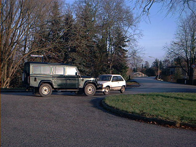 Unfall Landy gegen Corsa