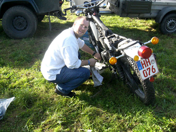 XTom mit dem Benzinhahn der 76er