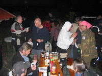 Grillen von totem Nutztier