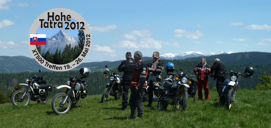 XT500 goes Hohe Tatra 2012