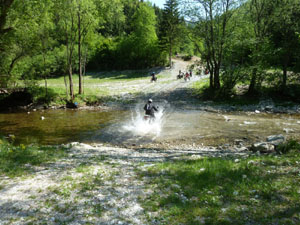 xt-500 wasserdurchfahrt