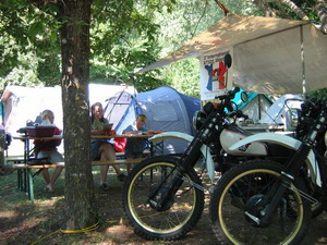 xt500 camp in Sospel