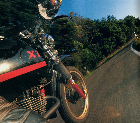 XT 500 auf Sauerlandtour