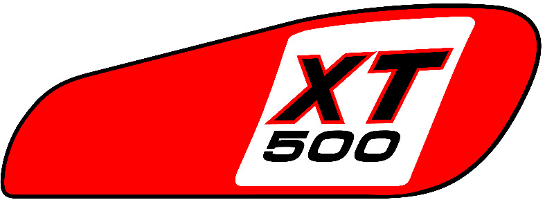 XT500 Tankdekor 1978